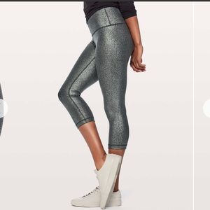 New Lululemon Wunder Under Crop (Hi-Rise) *Full-On Luxtreme 21" 4